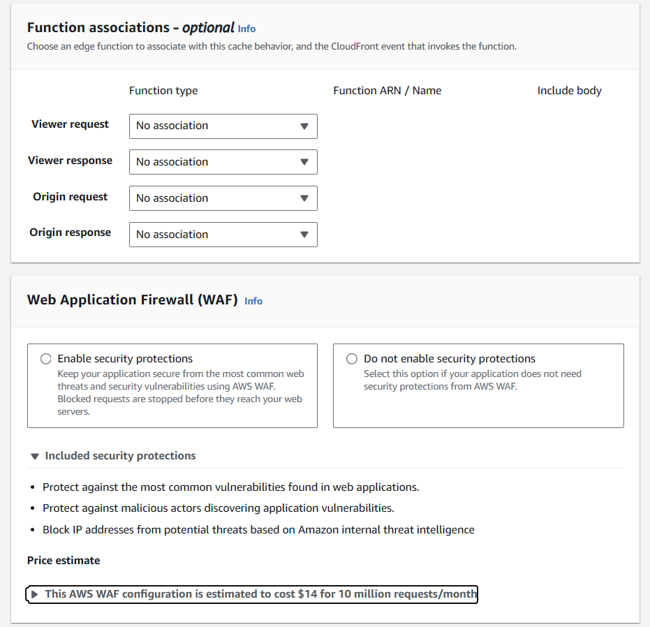 Paso 4 sobre como montar Cloudfront en AWS